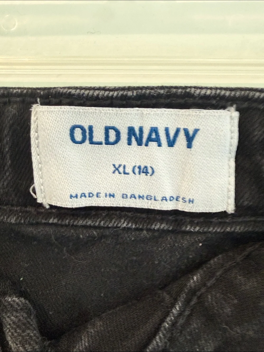 Old Navy Kids Black Snap-Front Skirt, 14